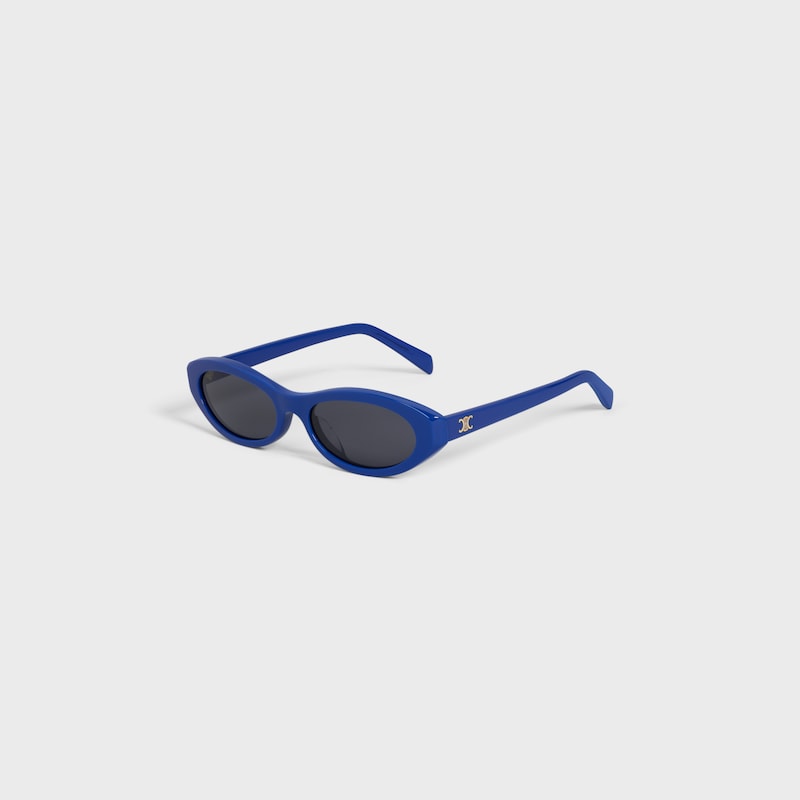 Triomphe Mini 02 sunglasses in Acetate - Royal Blue -  - 1 | CELINE