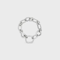 Celine Charms Modern銠銀色飾面黃銅細飾鍊 - 銀色 -  - 1 | CELINE