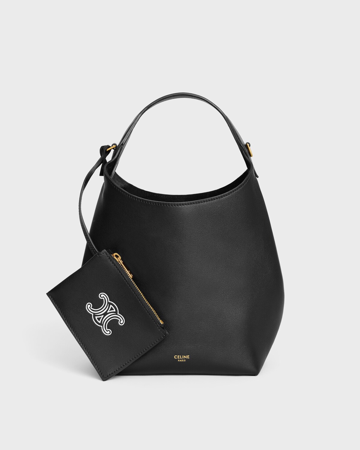 Small Hobo In Supple Smooth Calfskin — L10133Q71.38NO