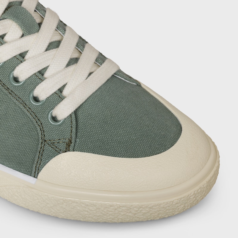 ALAN SNEAKER IN CANVAS - CELADON -  - 1 | CELINE