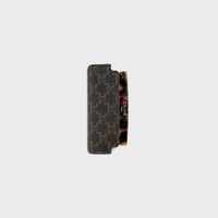Moustache Comb WITH CASE in Triomphe Canvas - Black / Tan - SMALL GIFTS - 1 | CELINE