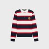 블라종 럭비 폴로 셔츠 - 스트라이프 저지 - DIRTY WHITE/NAVY/RED -  - 1 | CELINE