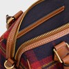 SMALL BOSTON CUIR TRIOMPHE IN TARTAN TEXTILE AND CALFSKIN - MULTICOLOR - CUIR TRIOMPHE - 4 | CELINE