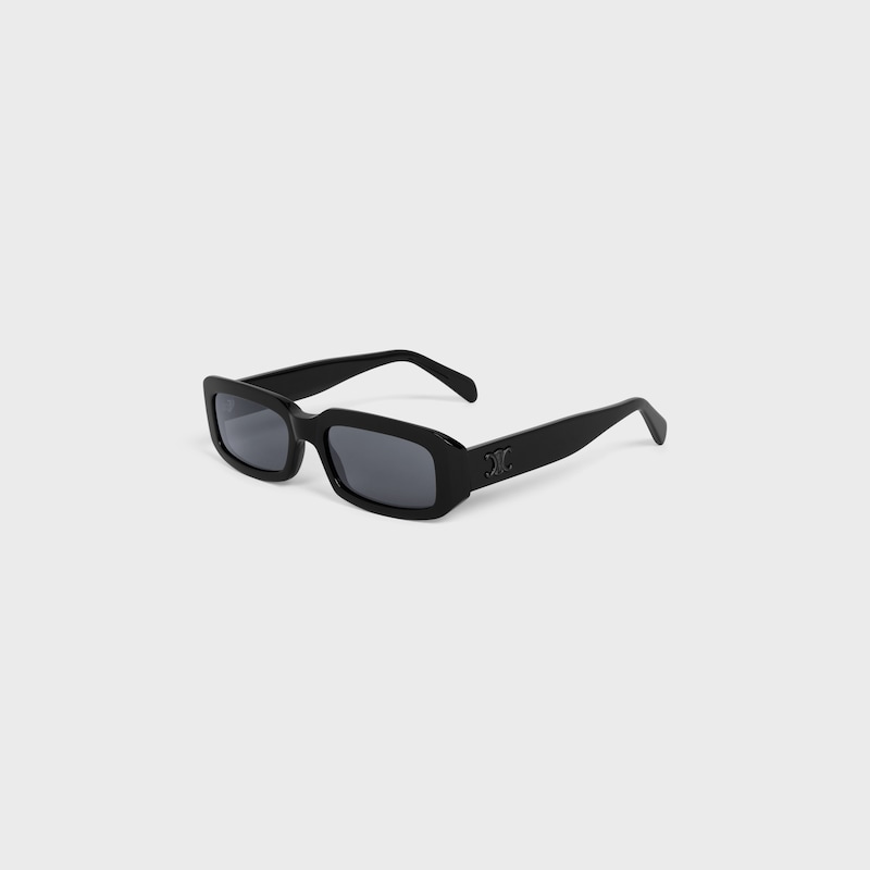 Triomphe Men 01 sunglasses in Acetate - BLACK/BLACK -  - 1 | CELINE