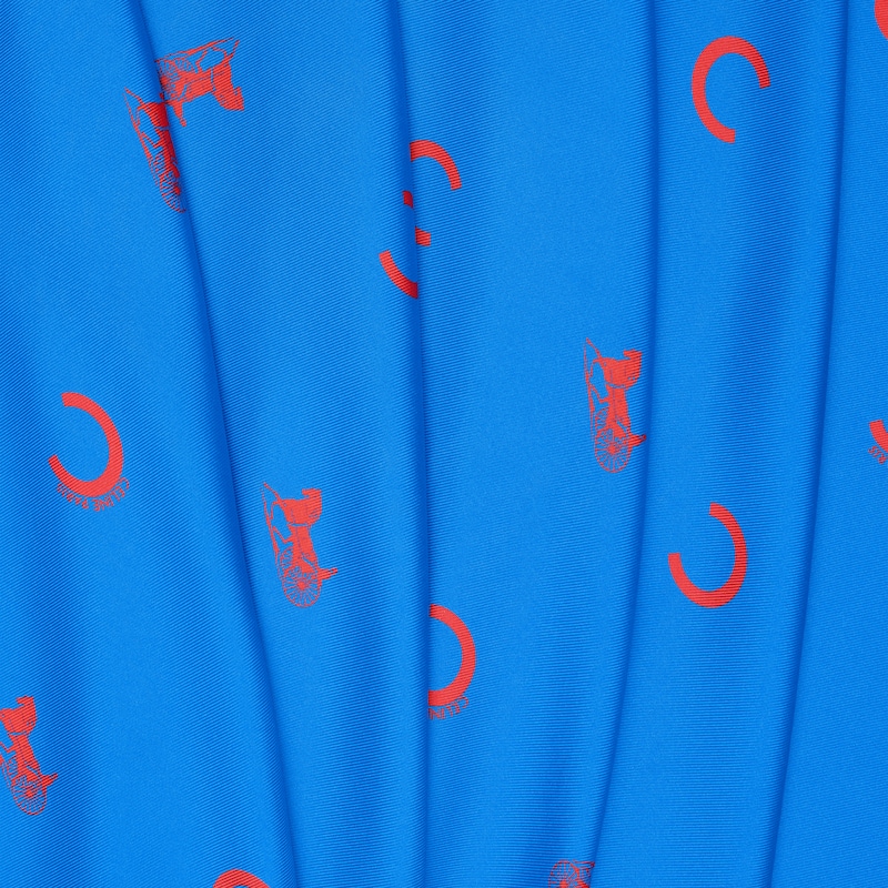 carré twill soie - BLUE / RED -  - 1 | CELINE