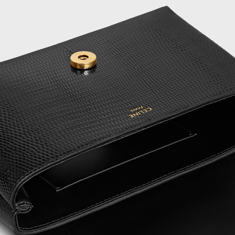 MINI CELINE VICTOIRE in lizard - BLACK - MORE LINES - 1 | CELINE