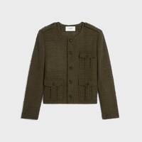 CHASSEUR外套 - 軍綠色水洗 -  - 1 | CELINE