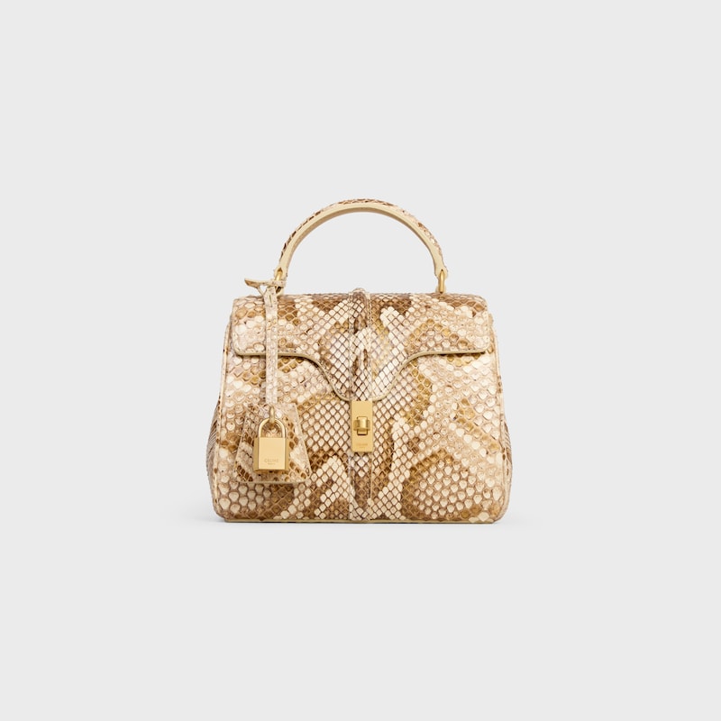 MINI 16 IN PYTHON - NATURAL - MORE LINES - 1 | CELINE