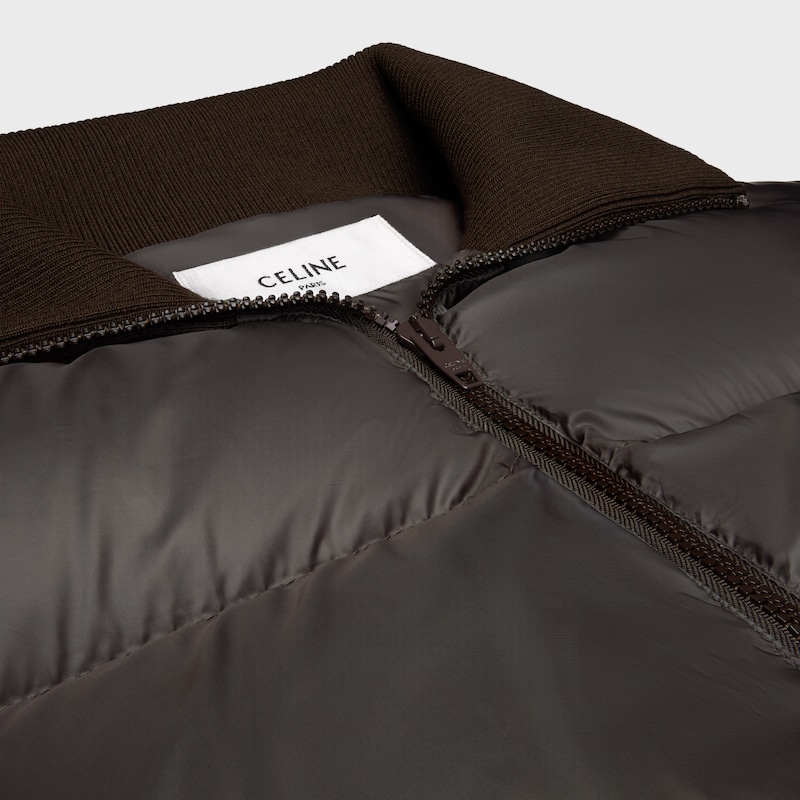 轻质羽绒夹克 - 深卡其色 -  - 1 | CELINE