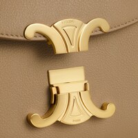 TEEN NINO TASCHE AUS WEICHEM, GENARBTEM KALBSLEDER - Rauchbraun - NINO - 1 | CELINE