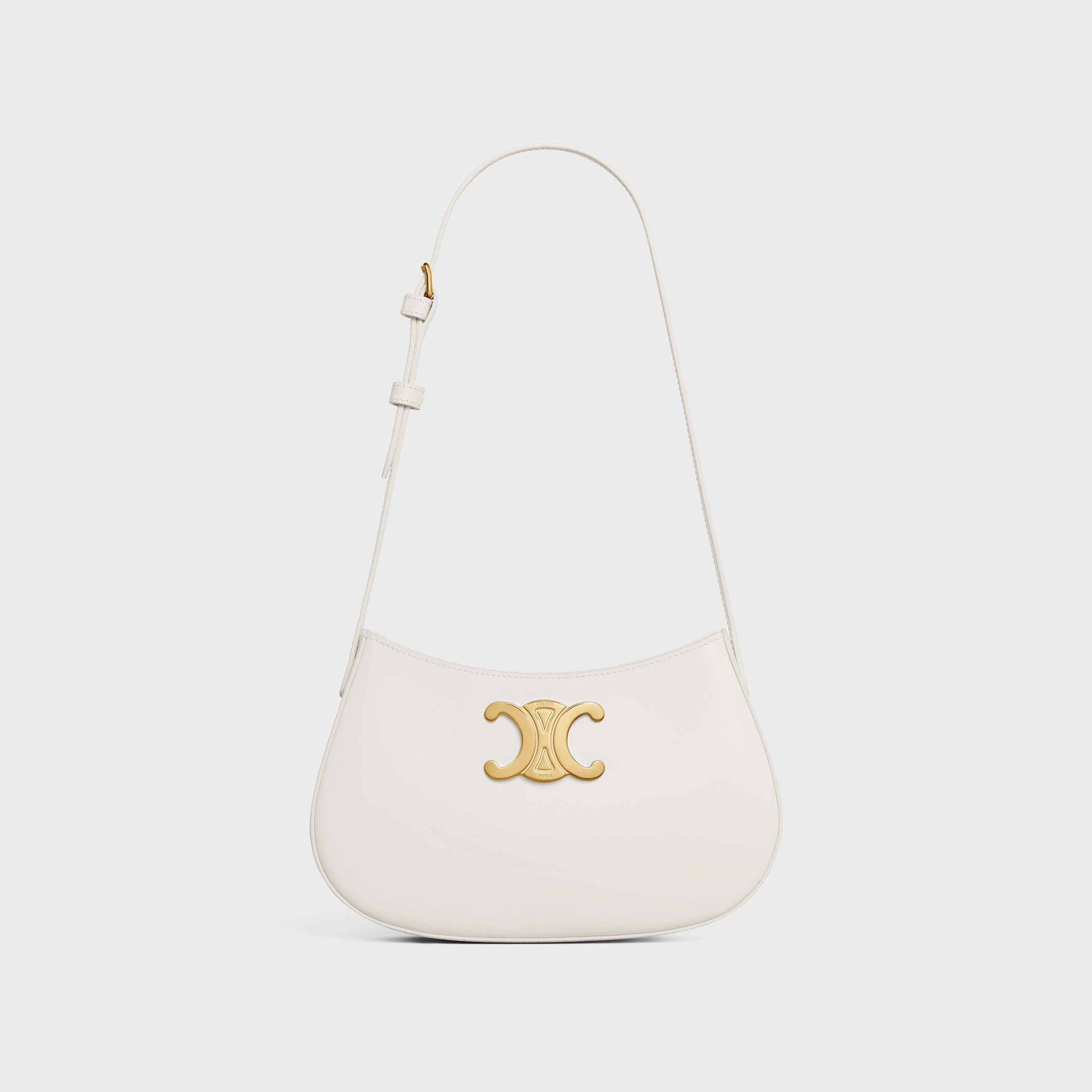 【場面を選ばない新作♪】CELINE ミディアム ティリー バッグ CELINE】ミディアム ティリー バッグ/ シャイニーカーフスキン