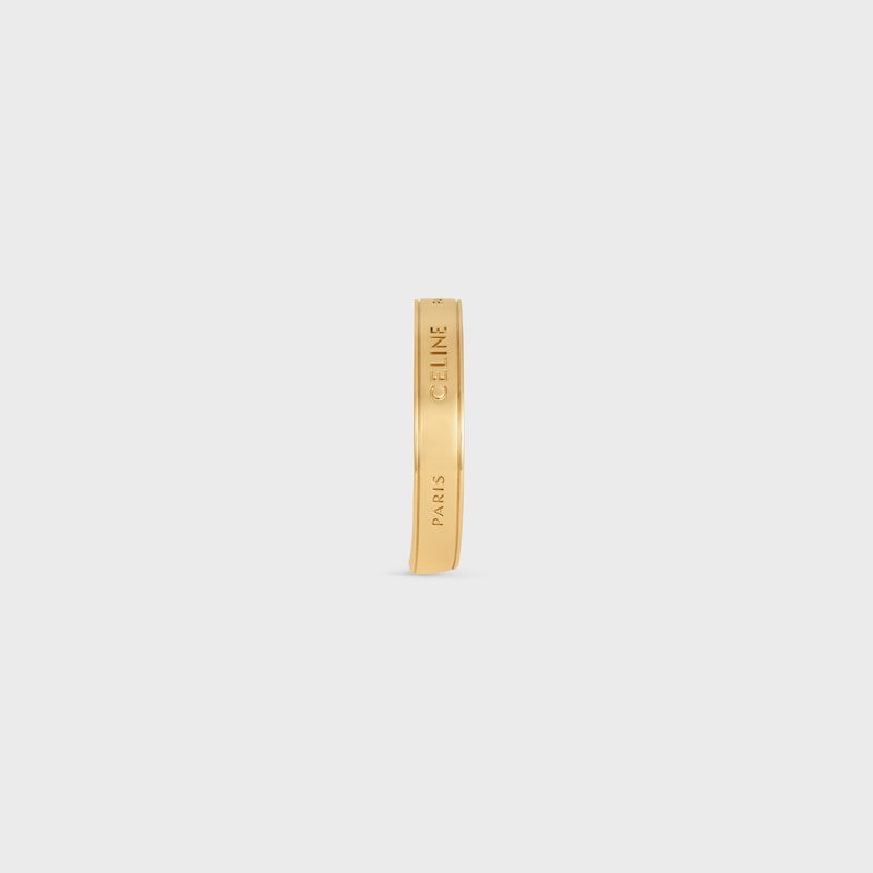 Celine Ribbon Small Cuff in Brass with gold finish - GOLD -  - 1 | CELINE