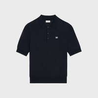 트리옹프 폴로 - 파인 코튼 - 네이비 -  - 1 | CELINE