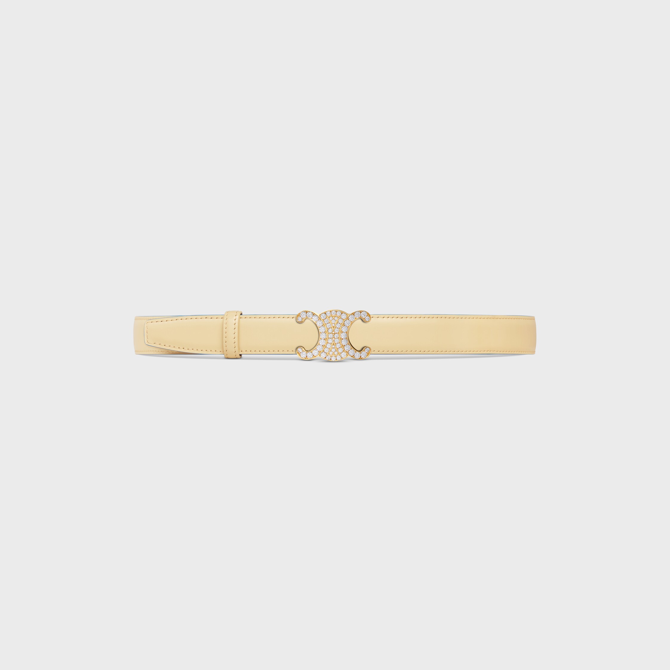 TRIOMPHE BUCKLE & REVERSIBLE STRAP 25MM - ULTRA BLUE / SOFT CREAM