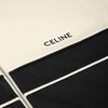 후드 트랙수트 재킷 - 더블 페이스 저지 - 블랙/화이트 -  - 4 | CELINE