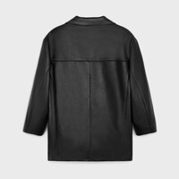 柔軟羊皮革車用大衣 - 黑色 -  - 2 | CELINE