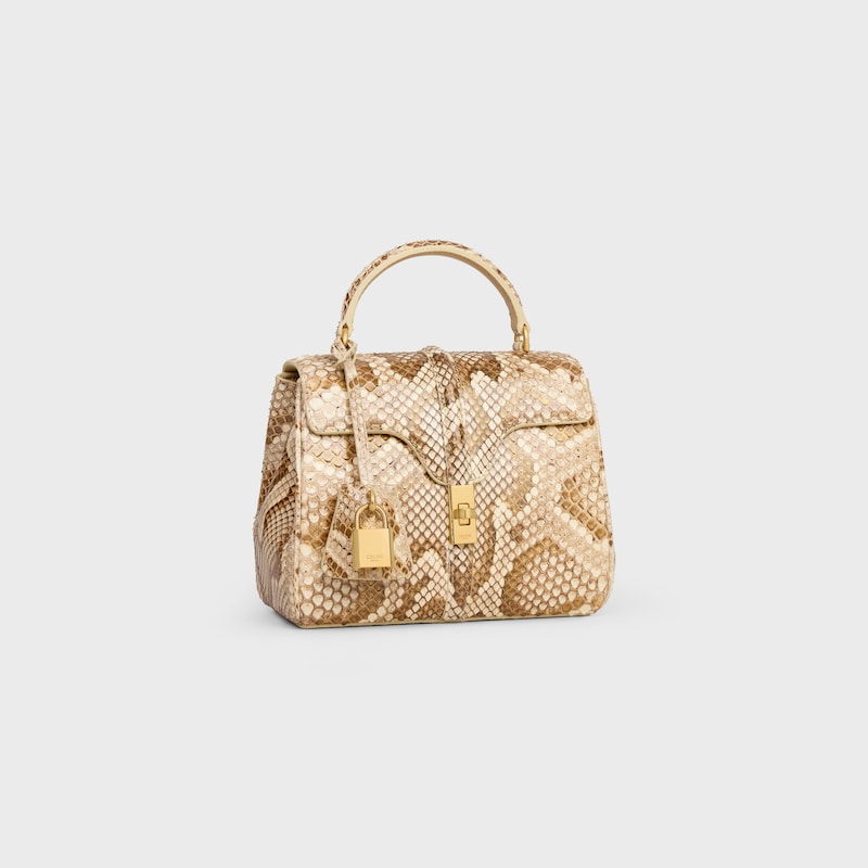 MINI 16 IN PYTHON - NATURAL - MORE LINES - 1 | CELINE