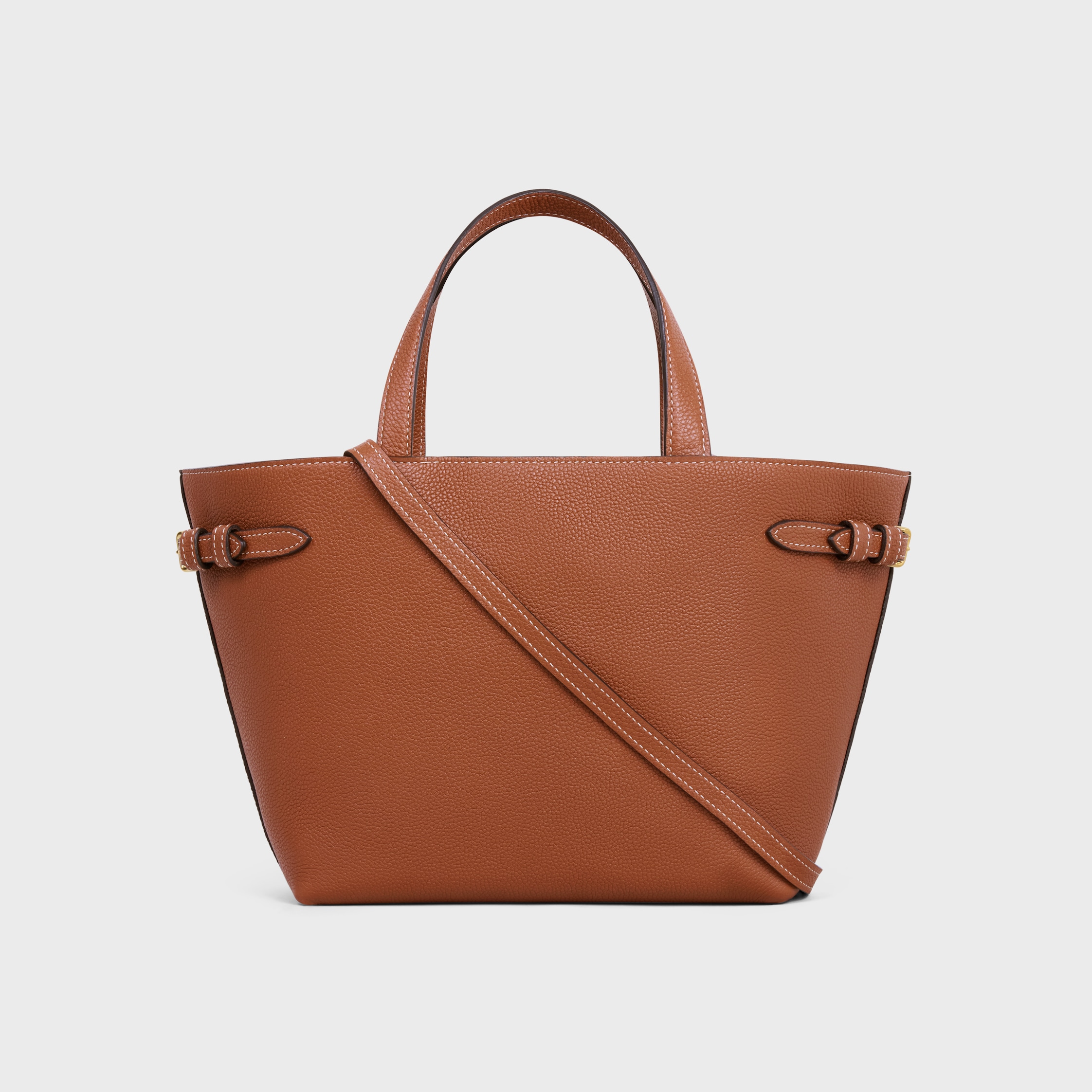MINI CABAS ANAIS CUIR TRIOMPHE in Grained calfskin - TAN
