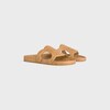 TRIOMPHE SLIDE IN CROCODILE STAMPED CALFSKIN - BEIGE -  - 1 | CELINE