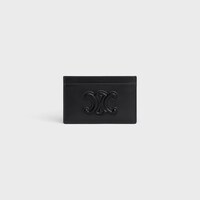 퀴르 트리옹프 카드 지갑 - 샤이니 카프스킨 - 블랙 - 에센셜 - 1 | CELINE