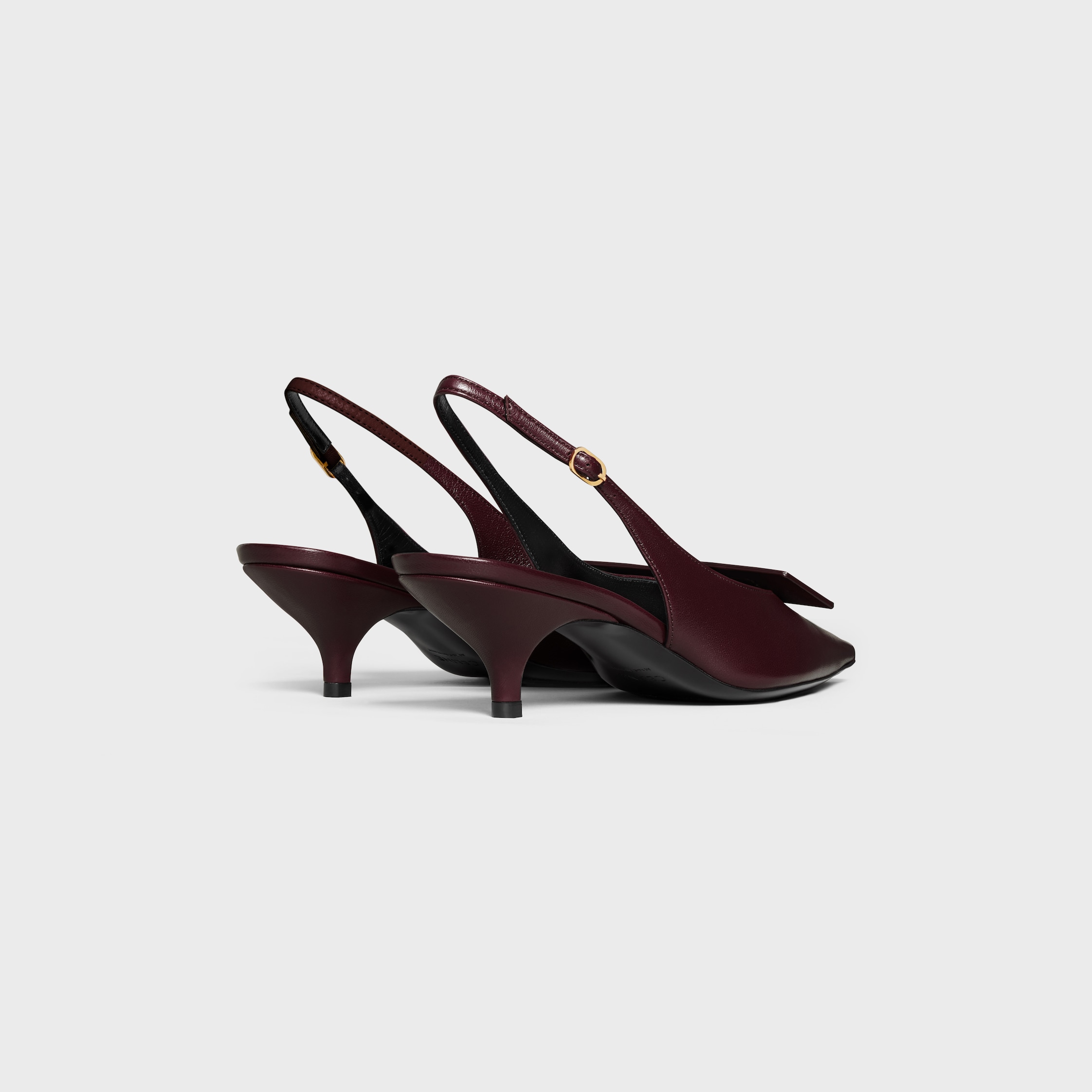JUDY - TRIOMPHE PUMP IN PATENT CALFSKIN - BURGUNDY | CELINE