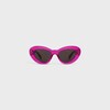 버터플라이 S320 선글라스 - 아세테이트 - TRANSPARENT FUCHSIA -  - 1 | CELINE