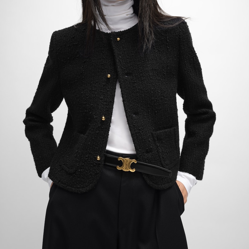 Reversible Strap 25MM IN TAURILLON AND NATURAL CALFSKIN -  -  - 1 | CELINE