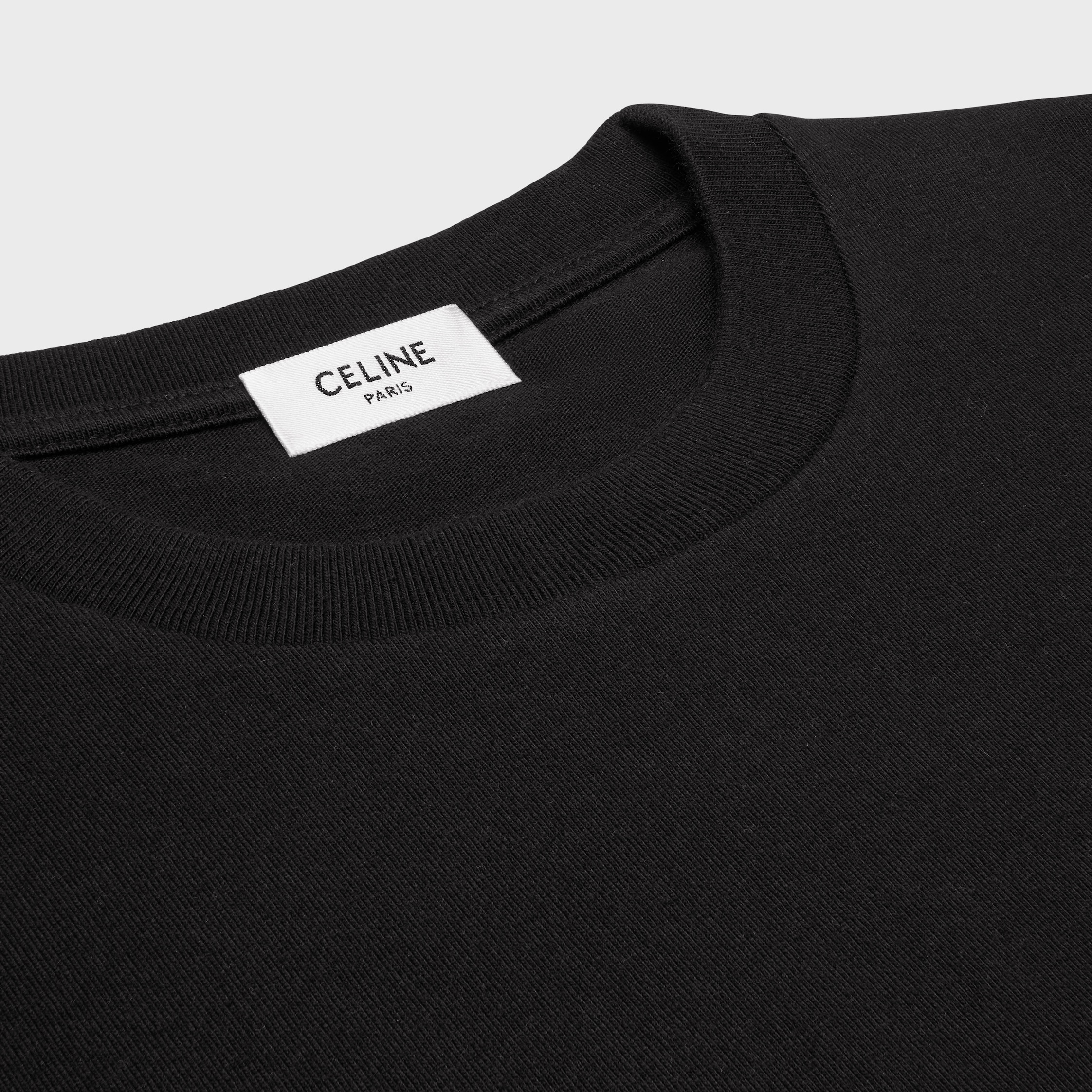 Tシャツ / コットンジャージー - ブラック / ホワイト | CELINE