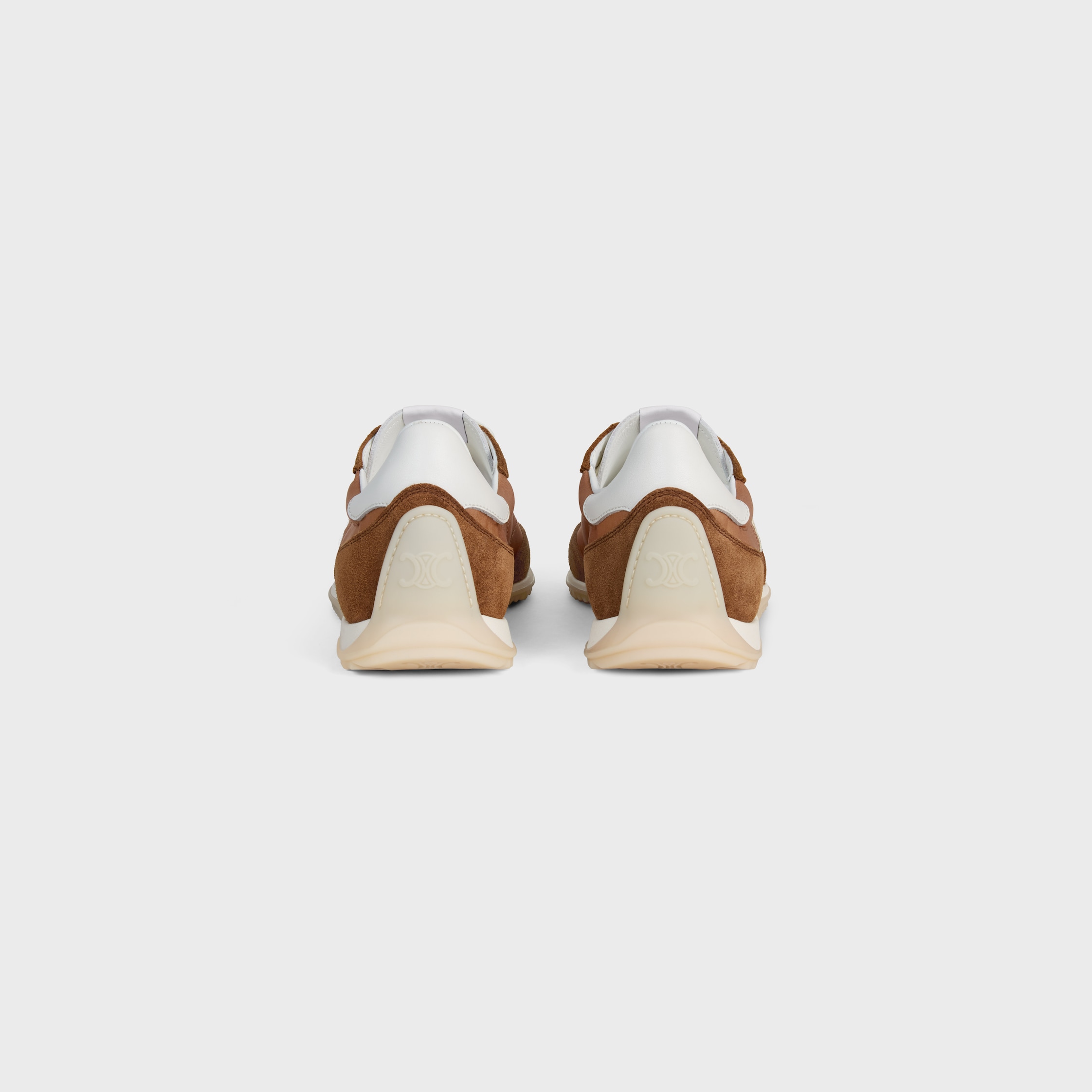 RACER SNEAKER IN NYLON, SUEDE CALFSKIN AND CALFSKIN - SAHARA | CELINE