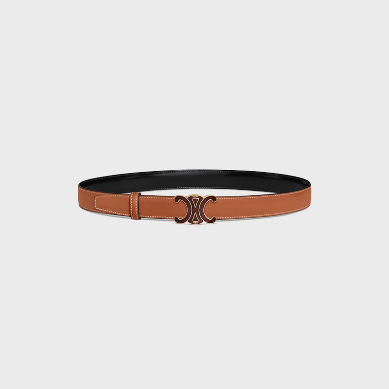 Wendbarer Riemen 25 mm AUS TAURILLON UND NATURBELASSENEM KALBSLEDER -  -  - 1 | CELINE