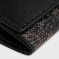 ポケット カードホルダー / トリオンフキャンバス & カーフスキン - ブラック - 新作 - 1 | CELINE