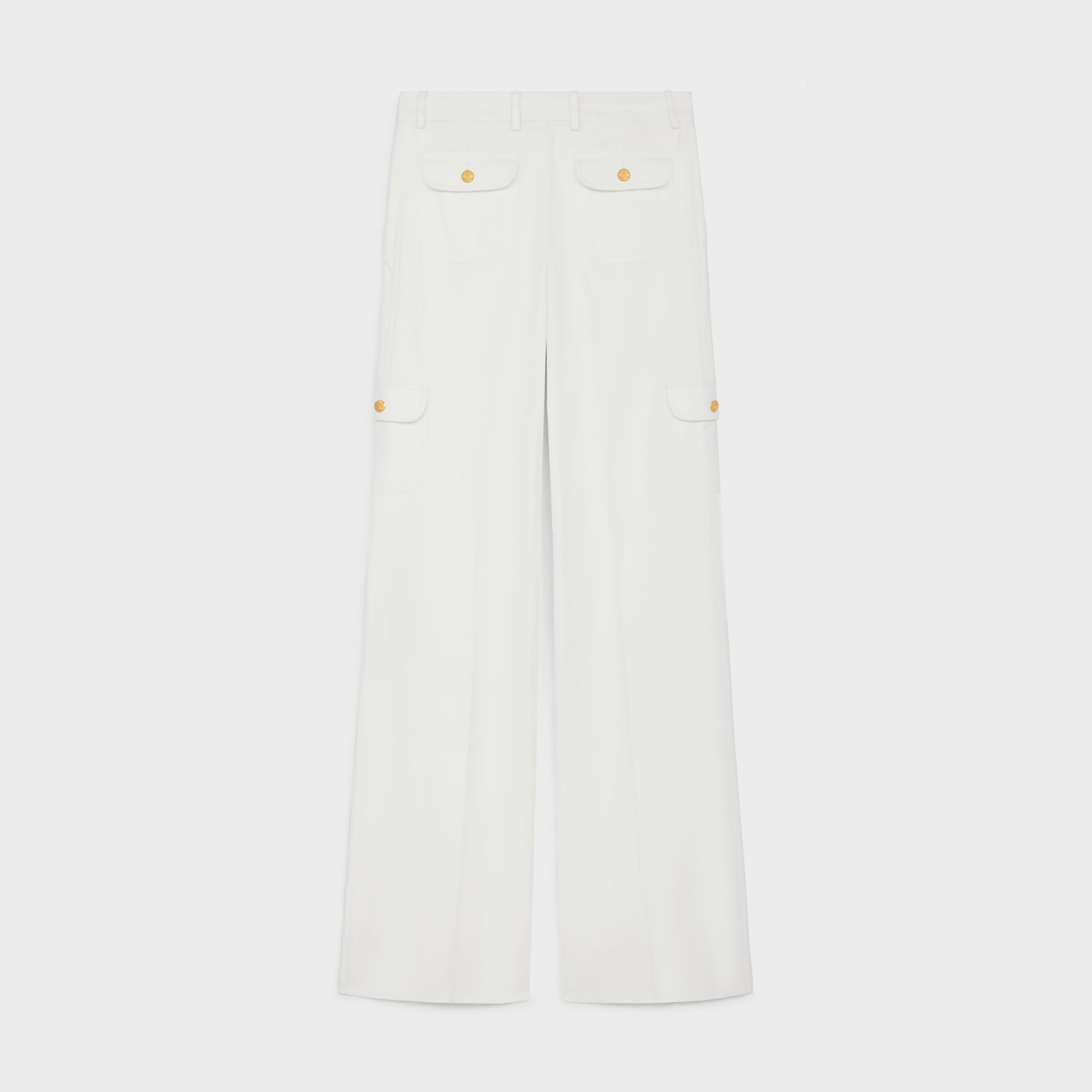 CELINE カーゴパンツ コットンギャバジン RP00Q547Z01OW カーゴパンツ / コットンギャバジン - | CELINE | セリーヌ