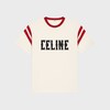 CELINE 루즈 티셔츠 - 코튼 저지 - WASHED WHITE/CARMIN/BLACK -  - 1 | CELINE
