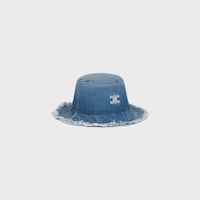 triomphe bucket hat IN COTTON DENIM - VIVIENNE GLASS -  - 2 | CELINE