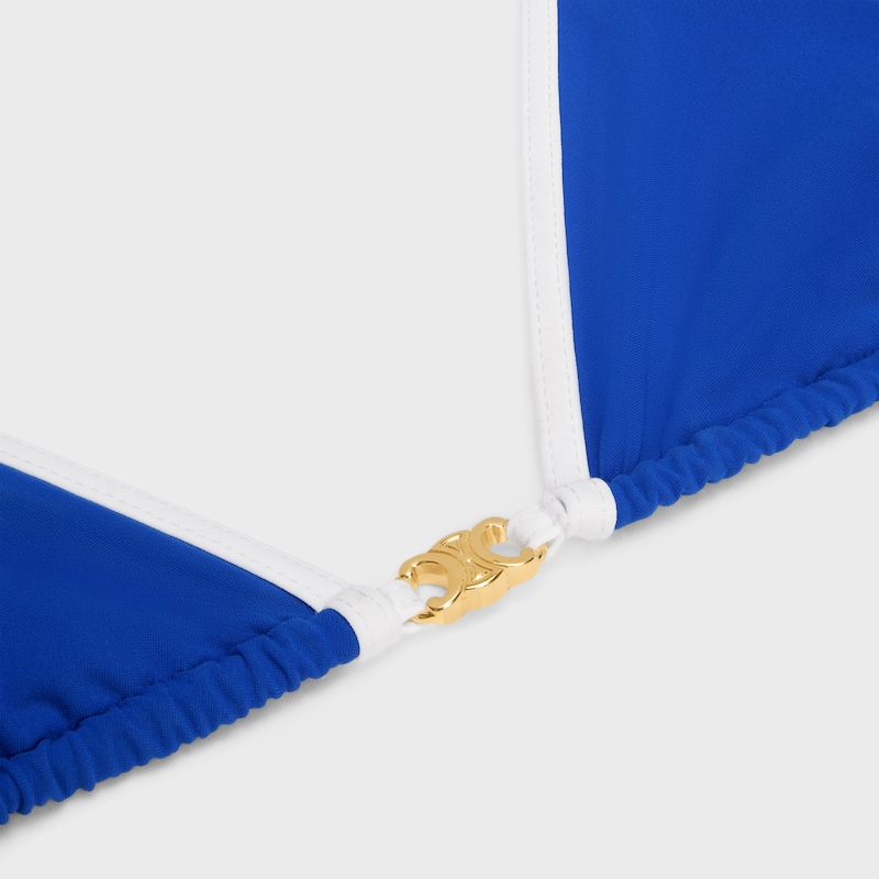 triomphe triangle top IN matte jersey - ELECTRIC BLUE -  - 1 | CELINE