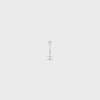Triomphe de Lys Earring IN Sterling Silver - SILVER - EARRINGS - 1 | CELINE
