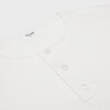 long sleeved t-shirt IN RIBBED COTTON JERSEY - OFF WHITE / BLACK -  - 3 | CELINE