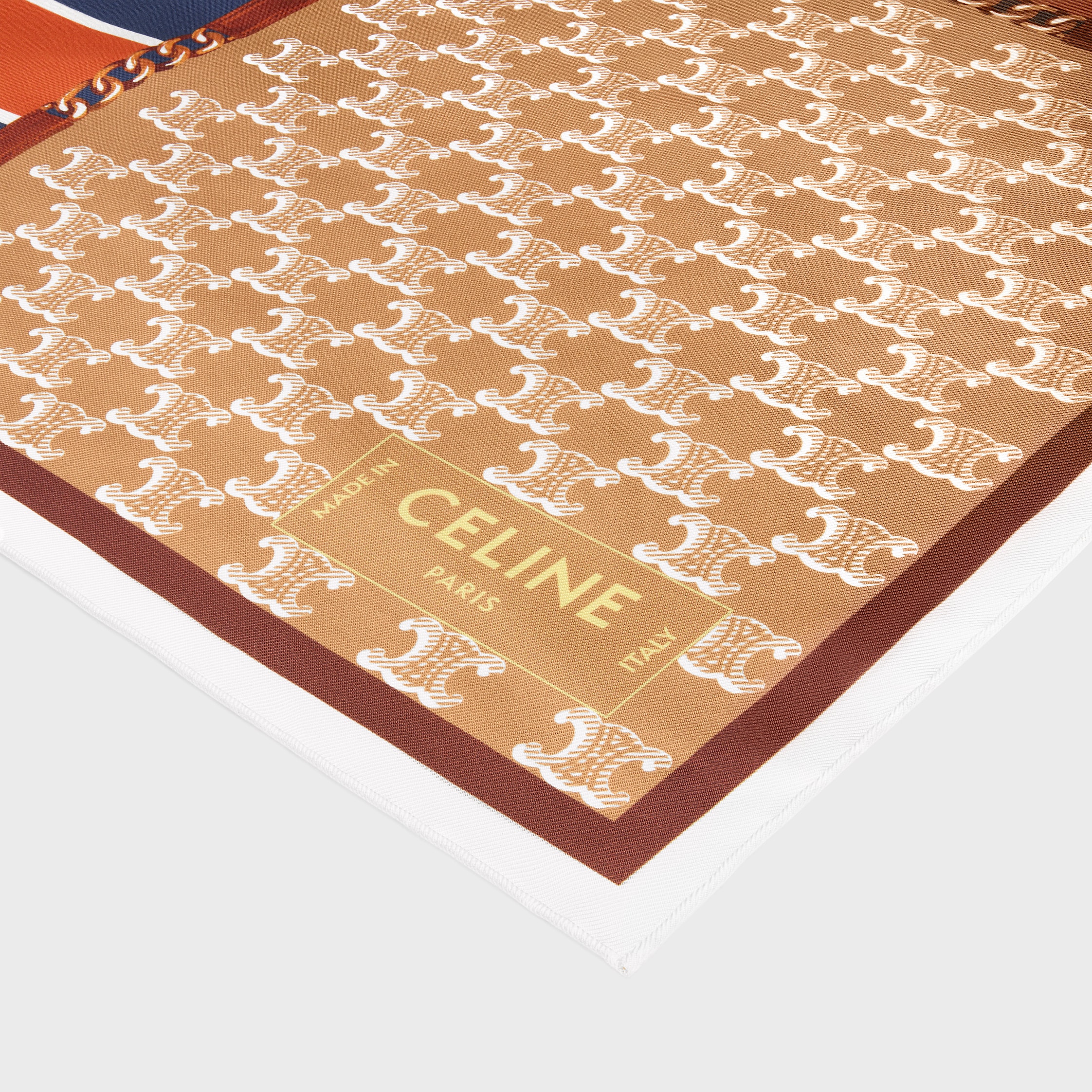 CELINE / セリーヌ | silk 100％ / シルク アシンメトリー バックジップ ブラウス | 38 | オレンジ | レディース CELINE - CELINE / セリーヌ | silk 100％ / シルク アシンメトリー