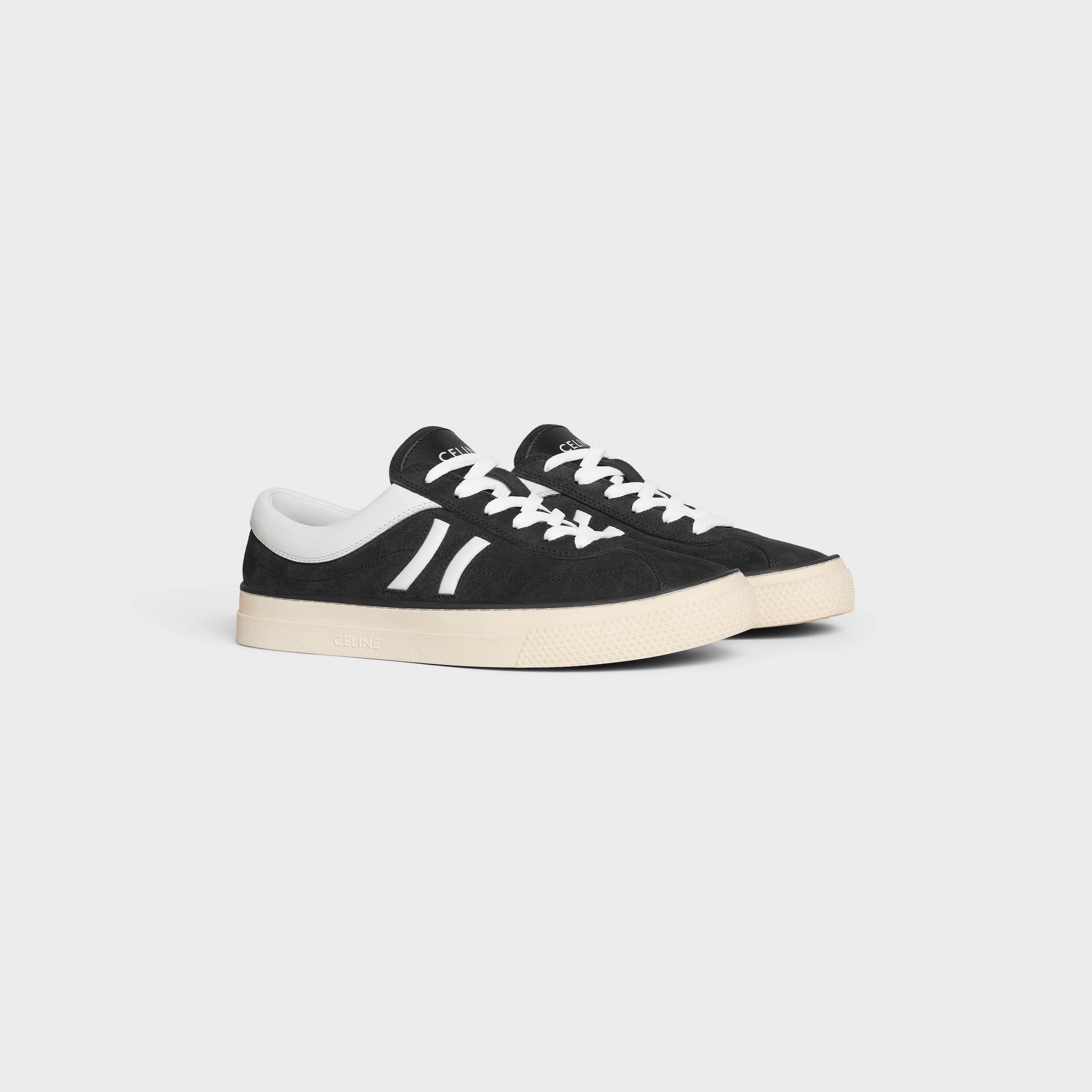 【関税&送料込】Celine Celine Bateau Lace-Up In Suede Calfsk CELINE - Celine Bateau Lace-Up In Suede Calfskin – The Sale