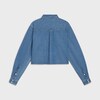 CROPPED SHIRT IN UNION OCEAN WASH DENIM - UNION OCEAN WASH -  - 2 | CELINE
