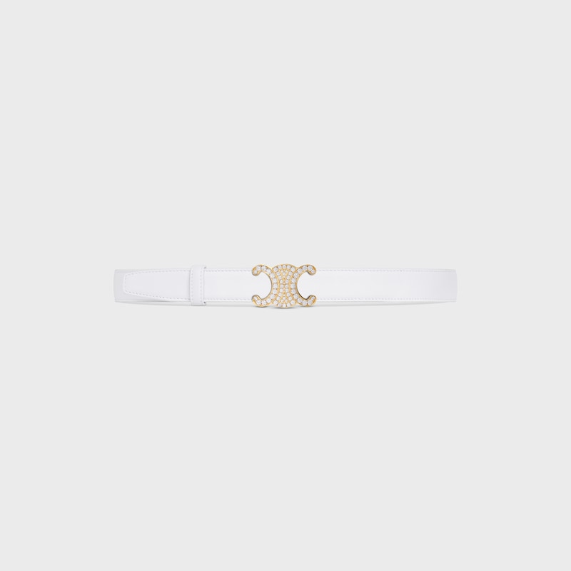 Reversible Strap 25MM IN Smooth and Grained Calfskin -  -  - 1 | CELINE