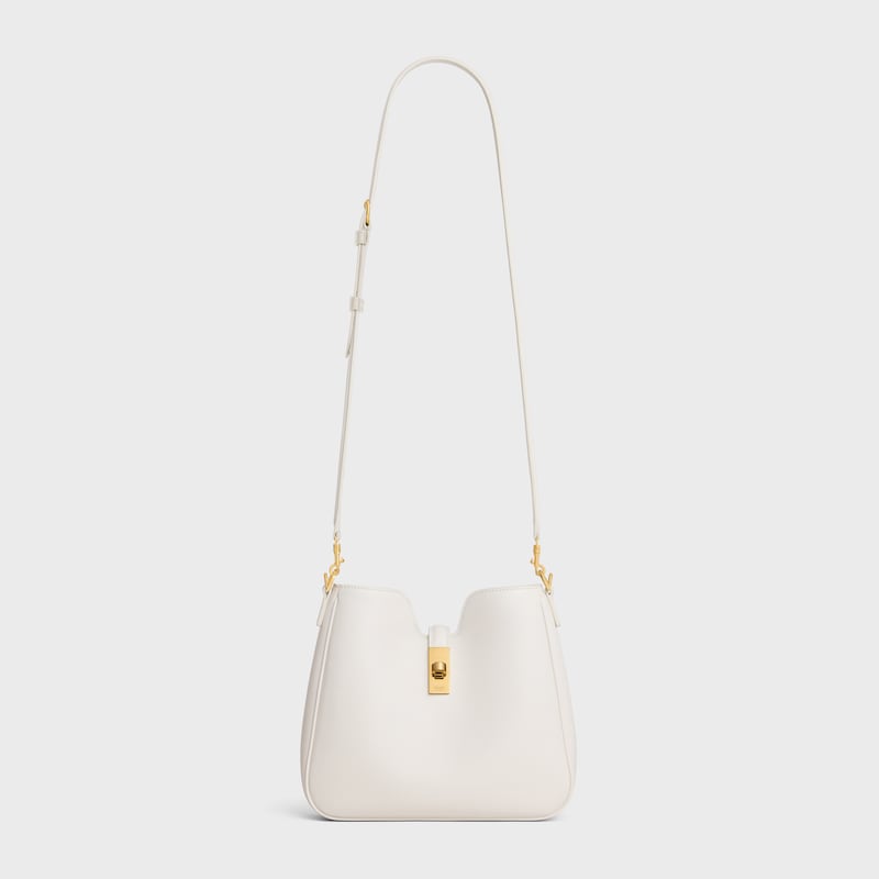 SMALL CAMILLE 16 SOFT BAG IN SMOOTH CALFSKIN - RICE - MORE LINES - 1 | CELINE