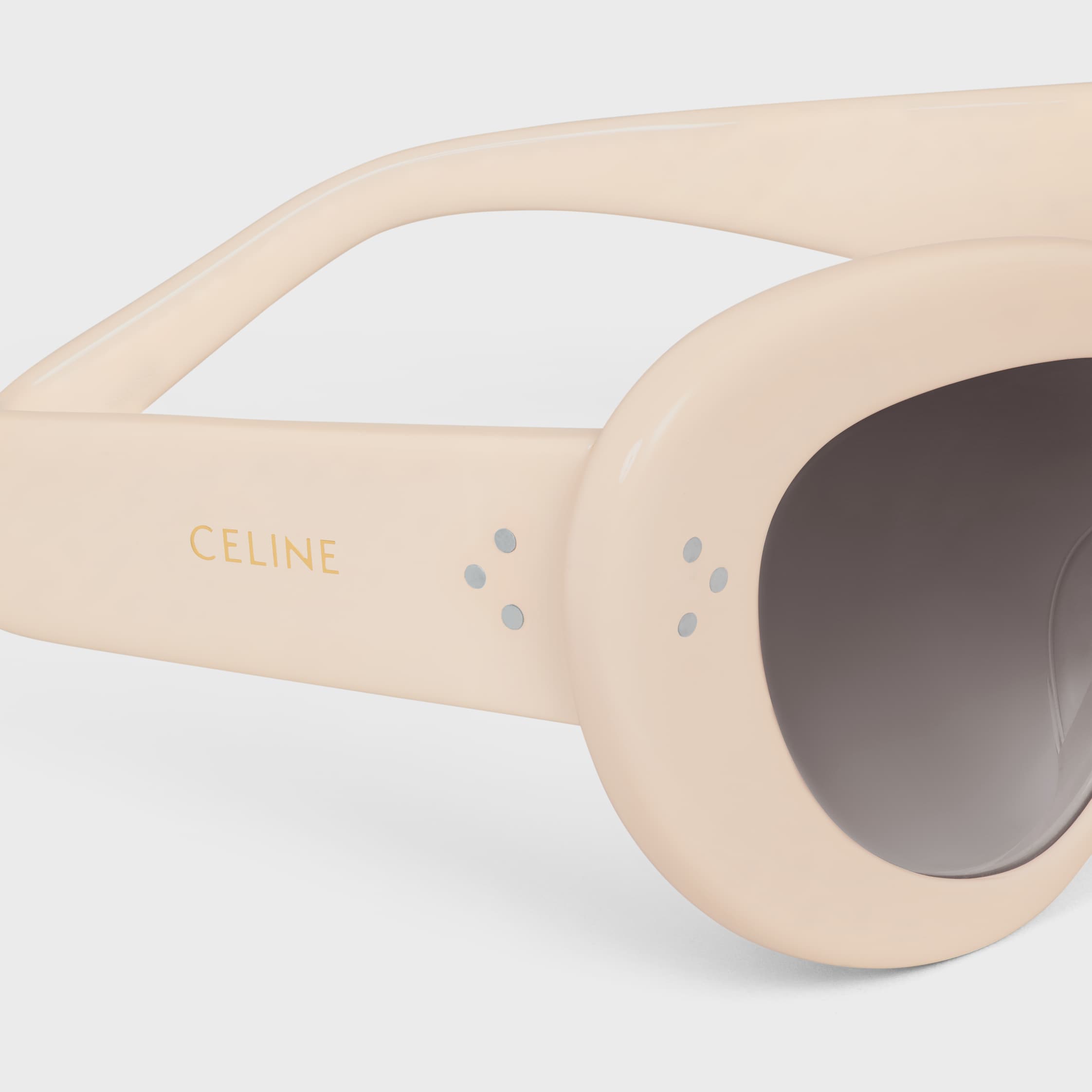 【CELINE】バタフライ S320 サングラス アセテート★透明 ピンク Butterfly S320 sunglasses in Acetate - TRANSPARENT FUCHSIA