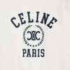 오버사이즈 CELINE 스웨트셔츠 - 코튼 플리스 - 워시드 화이트/네이비 -  - 4 | CELINE
