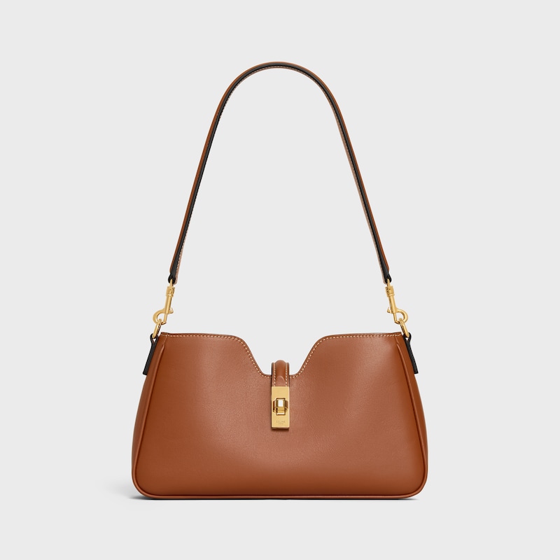 SHOULDER CAMILLE 16 SOFT IN SMOOTH CALFSKIN - TAN - MORE LINES - 1 | CELINE