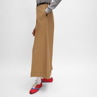 docks trousers IN cotton twill - CARAMEL -  - 2 | CELINE