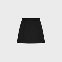 mini skirt IN mohair wool - BLACK -  - 2 | CELINE