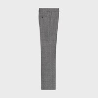 Mods威爾斯格紋羊毛長褲 - 黑色 / 粉筆色 -  - 2 | CELINE