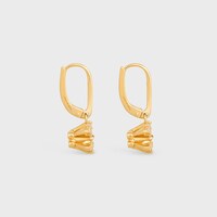 トリオンフ ソリテール スパークル イヤリング / ストラス＆ゴールドフィニッシュ ブラス - ゴールド - 新作コレクション - 1 | CELINE