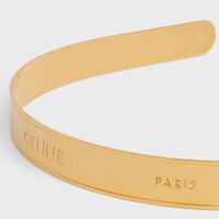 Celine Paris Thin Headband in Steel - GOLD - HAIR ACCESSORIES - 2 | CELINE